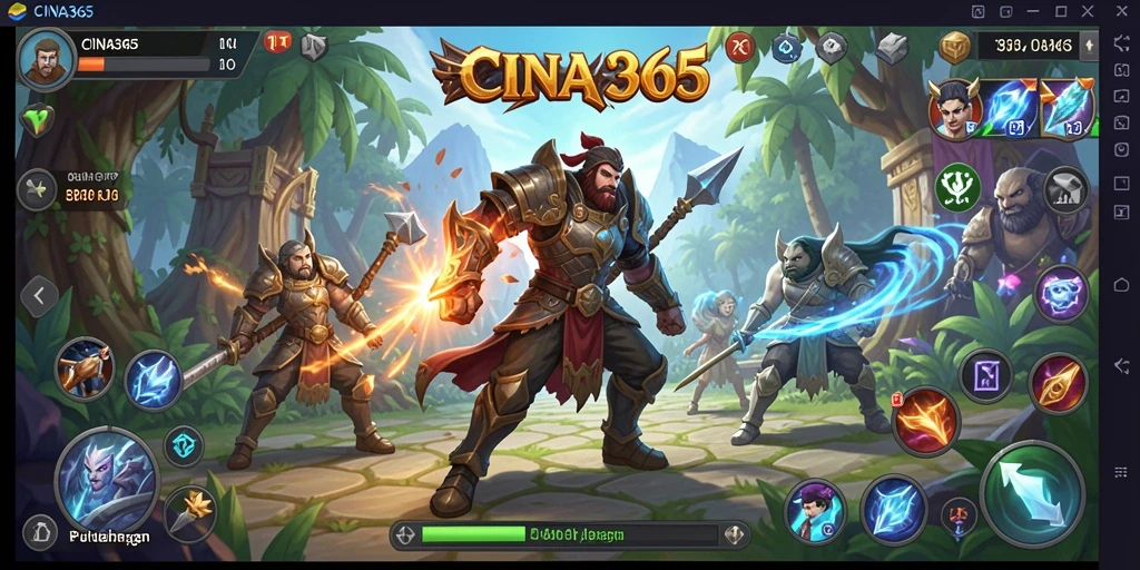 Tampilan gameplay RPG CINA365 yang memukau dan menantang.