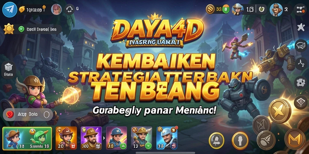 Gambaran gameplay DAYA4D yang menegangkan dan strategis.