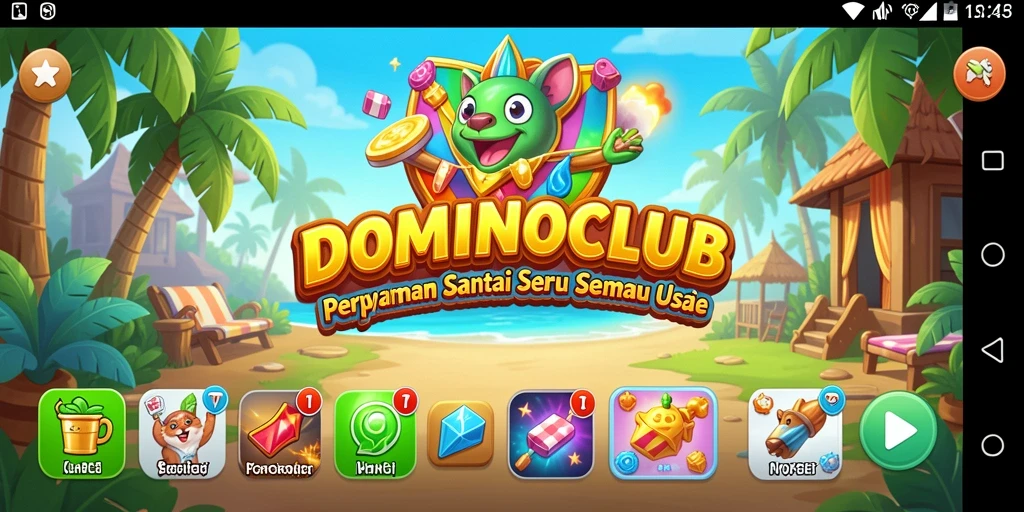 Screenshot gameplay seru dari DOMINOCLUB yang memikat.