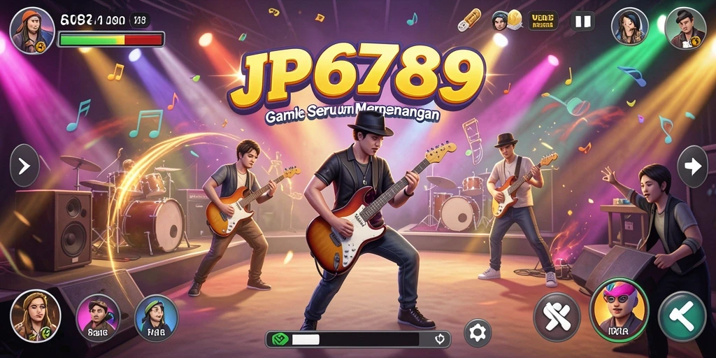 Tampilan screenshot JP6789 menampilkan gameplay musik yang seru dan interaktif.
