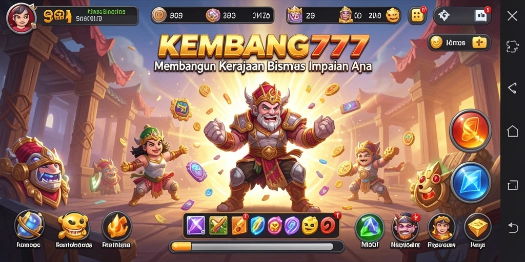 Tampilan gameplay KEMBANG777 yang menarik dan dinamis.