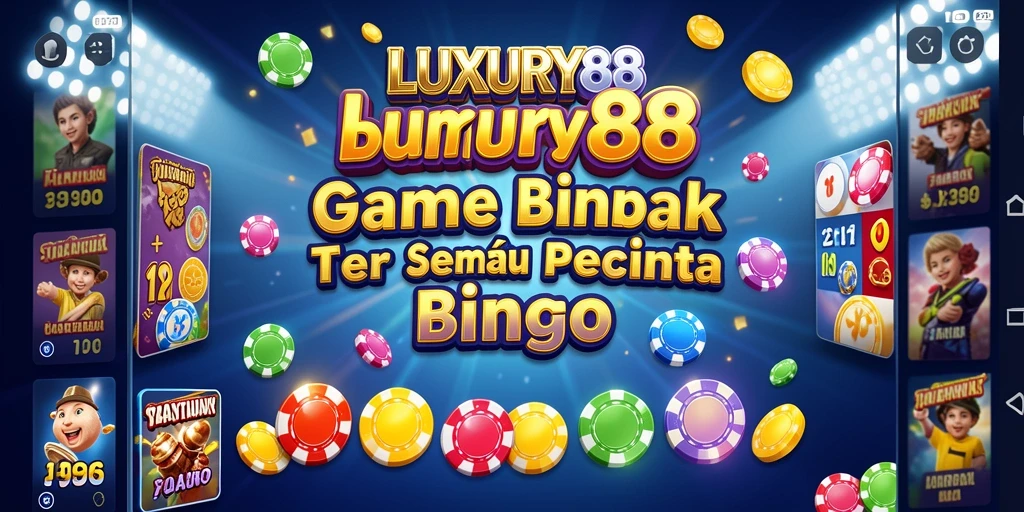 Tampilan menarik dari gameplay Bingo di LUXURY88.