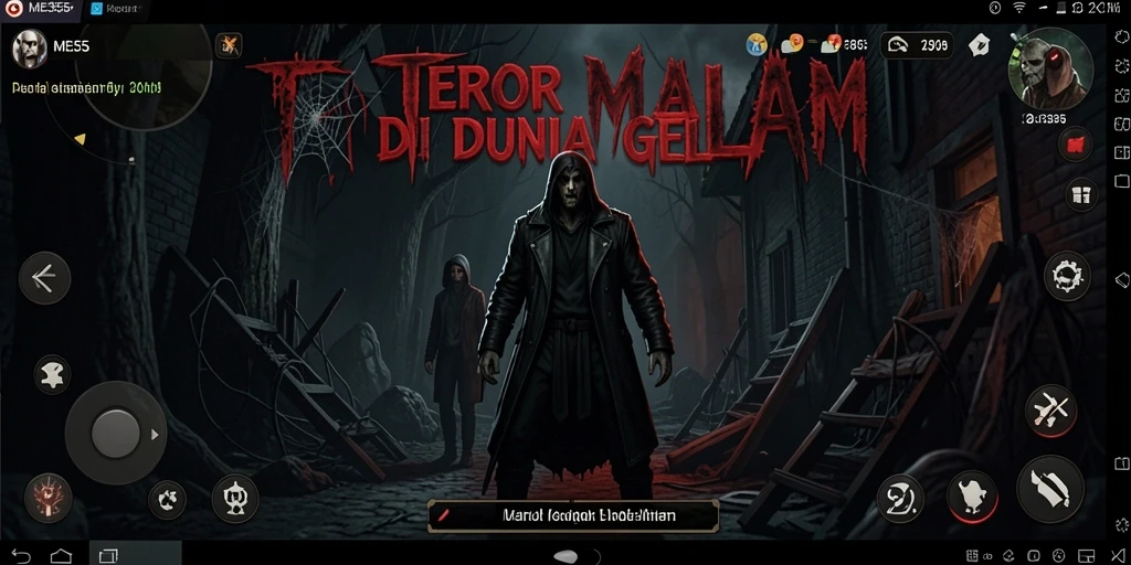 Gameplay seram di dunia yang penuh misteri.