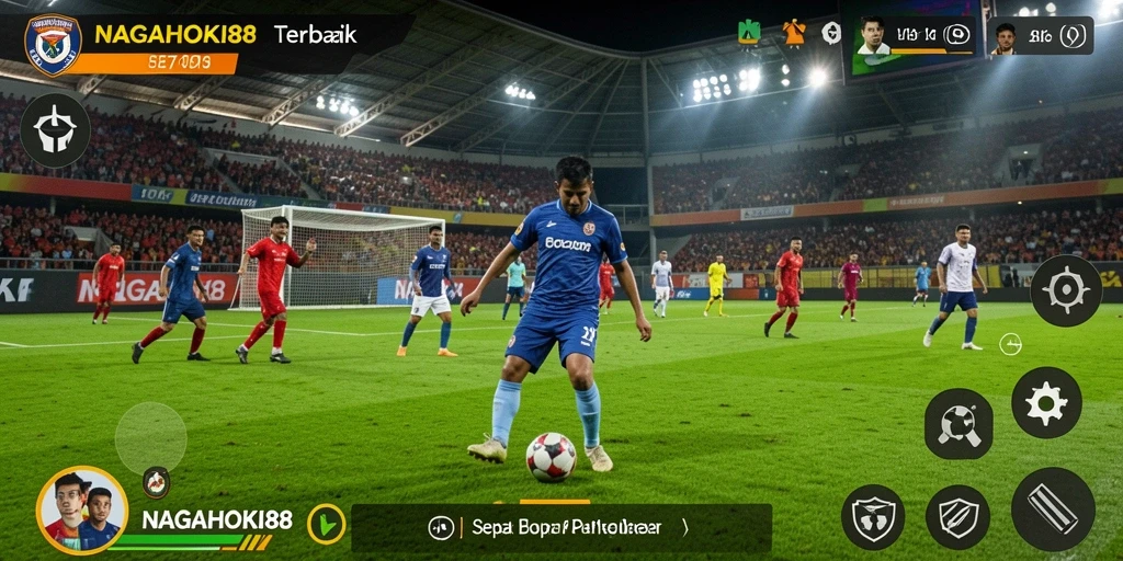 Tampilan gameplay seru dalam NAGAHOKI88, adrenalin tinggi saat bertanding.