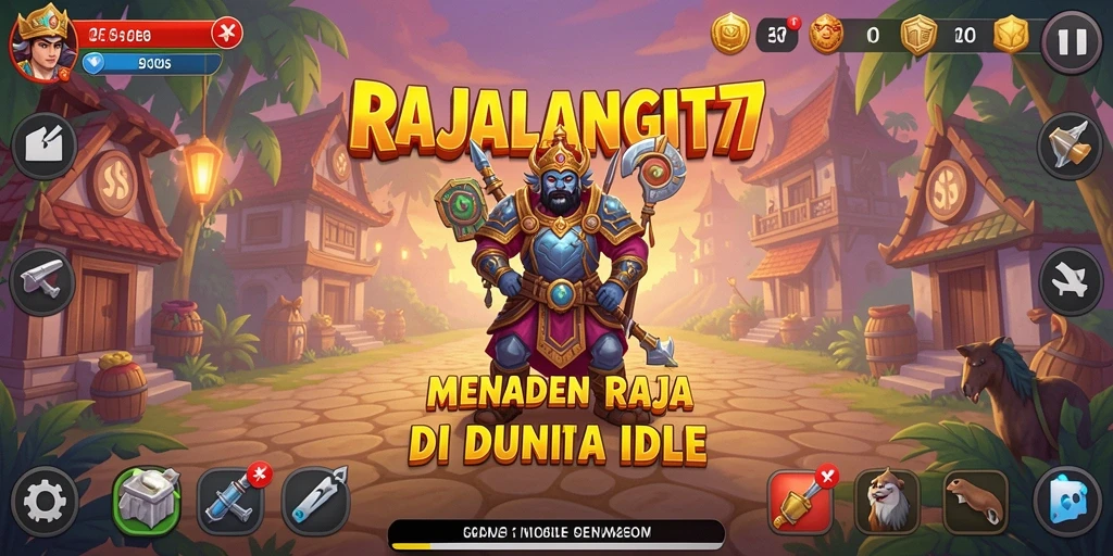 Tampilan gameplay menawan dan menarik di RAJALANGIT77.