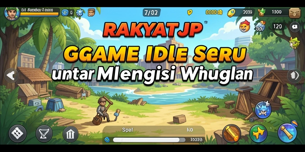 Tampilan menarik dari gameplay RAKYATJP yang menampilkan aksi Idle.