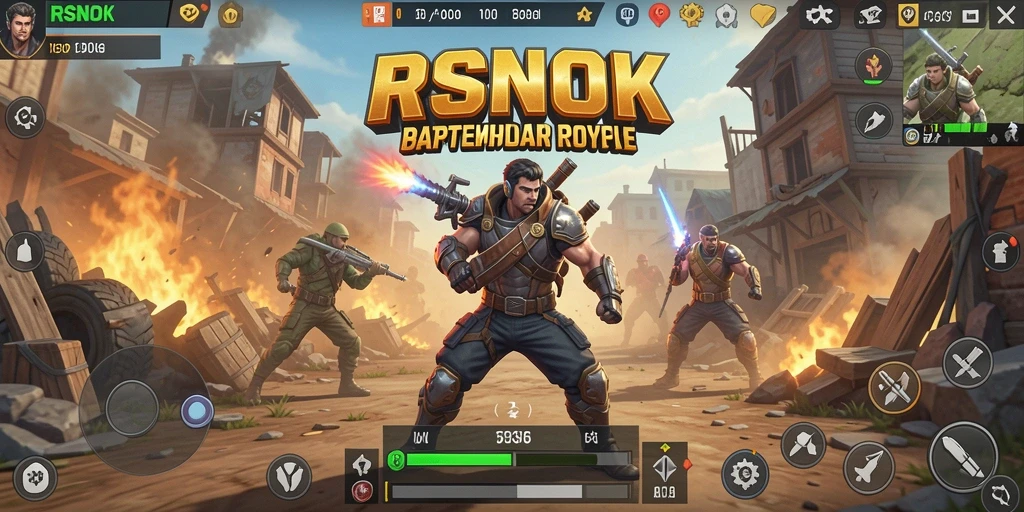 Tangkapan layar gameplay RSNOK yang seru dan intens.