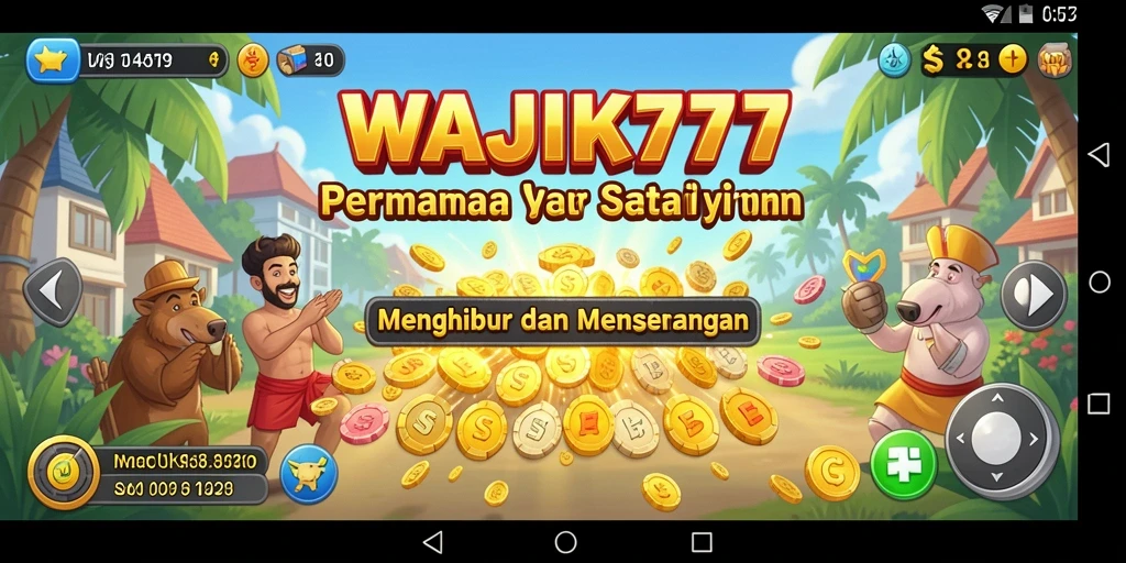 Tampilan menarik dari gameplay WAJIK777 yang seru dan mengasyikkan.