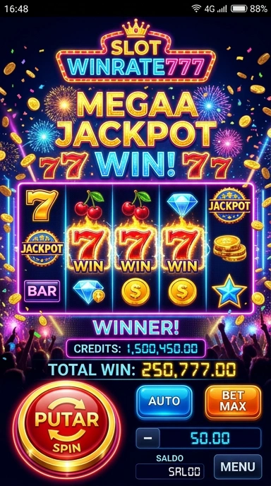 Ilustrasi saat pengguna mengunduh aplikasi dari winrate777.